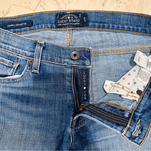 Lucky Brand Sienna Cigarette Jeans size 2/26 EUC - Picture 9 of 14